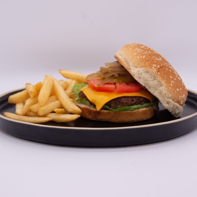 Cheezy Burger.