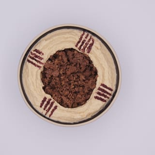 Hummus with Ground Beef